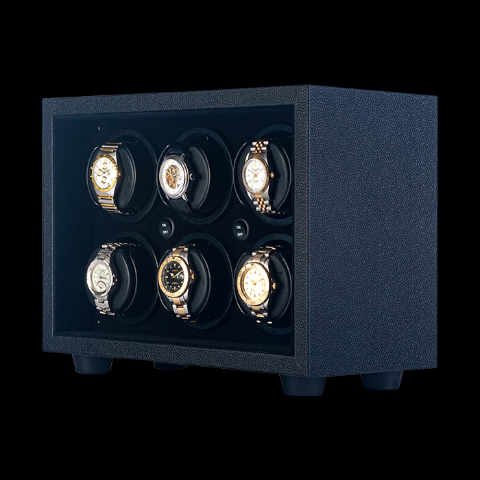 Orbita Orbita Insafe 6 Open Front Black Vinyl — 6-Piece watch safe