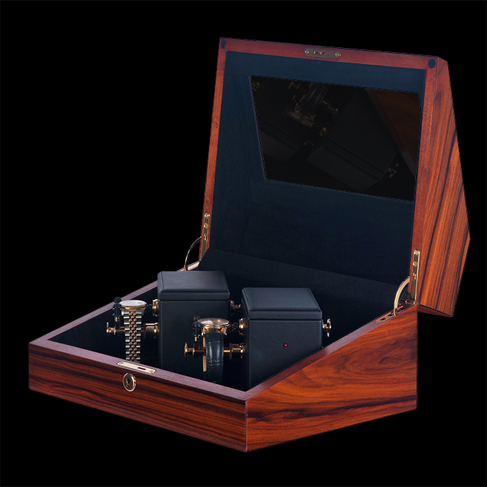 Orbita Orbita Sempre 2 Teakwood — 2-Piece watch winder